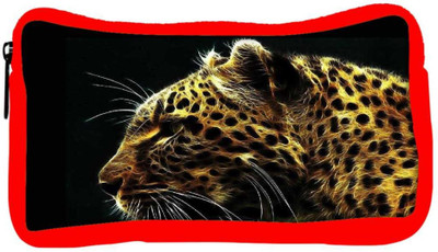

Snoogg Eco Friendly Canvas Neon Tiger Student Pen Pencil Case Coin Purse Pouch Cosmetic Makeup Bag (RED) Pouch(Multicolor)