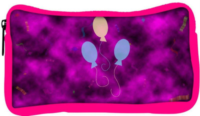

Snoogg Eco Friendly Canvas Three Balloons Designer Student Pen Pencil Case Coin Purse Pouch Cosmetic Makeup Bag (PINK) Pouch(Multicolor)