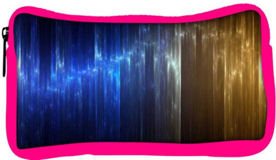 

Snoogg Eco Friendly Canvas Colorful Crystals Design Designer Student Pen Pencil Case Coin Purse Pouch Cosmetic Makeup Bag (PINK) Pouch(Multicolor)