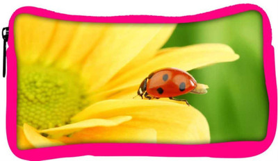 

Snoogg Eco Friendly Canvas Small Insect Designer Student Pen Pencil Case Coin Purse Pouch Cosmetic Makeup Bag (PINK) Pouch(Multicolor)