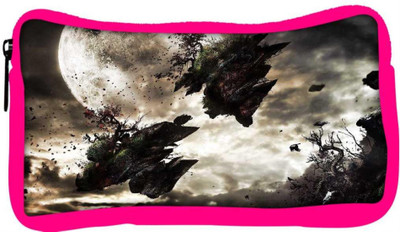 

Snoogg Eco Friendly Canvas Broken Earth Designer Student Pen Pencil Case Coin Purse Pouch Cosmetic Makeup Bag (PINK) Pouch(Multicolor)