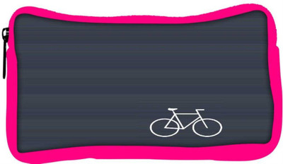 

Snoogg Eco Friendly Canvas Ride Bicycles Student Pen Pencil Case Coin Purse Pouch Cosmetic Makeup Bag (PINK) Pouch(Multicolor)