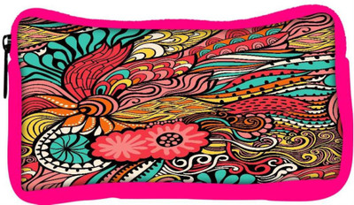 

Snoogg Eco Friendly Canvas Vector Seamless Texture With Abstract Flowers Endless Background Ethnic Sea Student Pen Pencil Case Coin Purse Pouch Cosmetic Makeup Bag (PINK) Pouch(Multicolor)