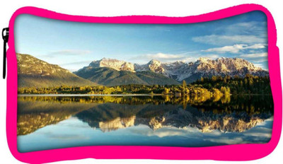 

Snoogg Eco Friendly Canvas Lake Side Mountain Designer Student Pen Pencil Case Coin Purse Pouch Cosmetic Makeup Bag (PINK) Pouch(Multicolor)