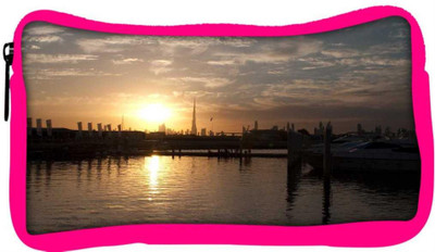 

Snoogg Eco Friendly Canvas Sunset View Of Burj Khalifa Designer Student Pen Pencil Case Coin Purse Pouch Cosmetic Makeup Bag (PINK) Pouch(Multicolor)