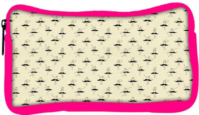 

Snoogg Eco Friendly Canvas Mustache Ballet Student Pen Pencil Case Coin Purse Pouch Cosmetic Makeup Bag (PINK) Pouch(Multicolor)