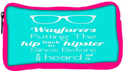 

Snoogg Eco Friendly Canvas Wayfarers Cooler Before You Know Student Pen Pencil Case Coin Purse Pouch Cosmetic Makeup Bag (PINK) Pouch(Multicolor)
