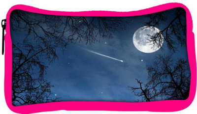 

Snoogg Eco Friendly Canvas Falling Stars Designer Student Pen Pencil Case Coin Purse Pouch Cosmetic Makeup Bag (PINK) Pouch(Multicolor)
