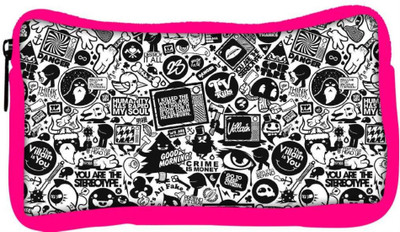

Snoogg Eco Friendly Canvas Television Designer Student Pen Pencil Case Coin Purse Pouch Cosmetic Makeup Bag (PINK) Pouch(Multicolor)