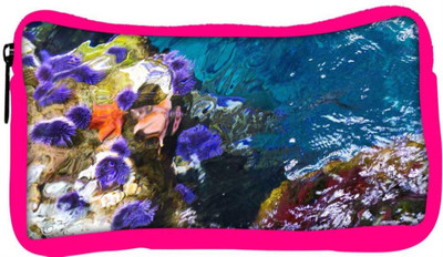 

Snoogg Eco Friendly Canvas Abstract Underwater Student Pen Pencil Case Coin Purse Pouch Cosmetic Makeup Bag (PINK) Pouch(Multicolor)