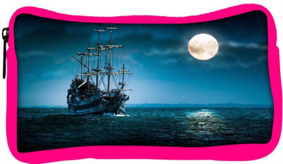 

Snoogg Eco Friendly Canvas Cool Ship In Sea Designer Student Pen Pencil Case Coin Purse Pouch Cosmetic Makeup Bag (PINK) Pouch(Multicolor)