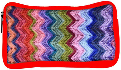 

Snoogg Eco Friendly Canvas Woollen Sewed Pattern Student Pen Pencil Case Coin Purse Pouch Cosmetic Makeup Bag (RED) Pouch(Multicolor)