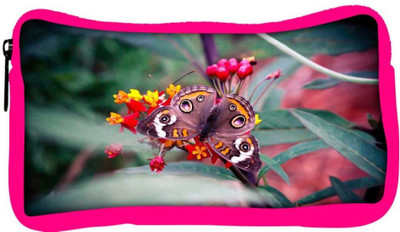 

Snoogg Eco Friendly Canvas Abstract Unique Butterfly Designer Student Pen Pencil Case Coin Purse Pouch Cosmetic Makeup Bag (PINK) Pouch(Multicolor)