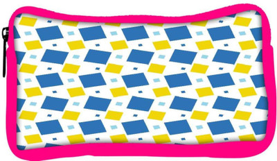 

Snoogg Eco Friendly Canvas Blue And Yellow Blocks Designer Student Pen Pencil Case Coin Purse Pouch Cosmetic Makeup Bag (PINK) Pouch(Multicolor)