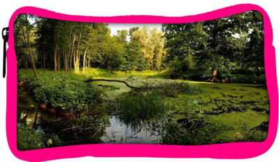 

Snoogg Eco Friendly Canvas Lake In Forest Designer Student Pen Pencil Case Coin Purse Pouch Cosmetic Makeup Bag (PINK) Pouch(Multicolor)