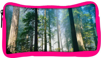 

Snoogg Eco Friendly Canvas Long Trees Designer Student Pen Pencil Case Coin Purse Pouch Cosmetic Makeup Bag (PINK) Pouch(Multicolor)