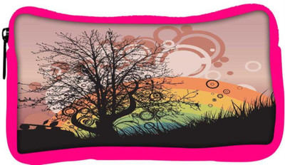 

Snoogg Eco Friendly Canvas Abstract Illustration Student Pen Pencil Case Coin Purse Pouch Cosmetic Makeup Bag (PINK) Pouch(Multicolor)