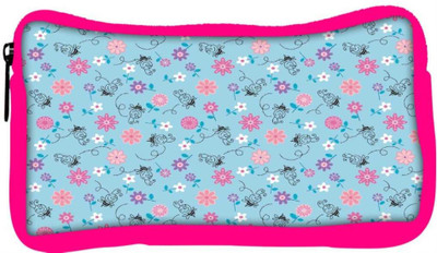 

Snoogg Eco Friendly Canvas Bee Flower Pattern Student Pen Pencil Case Coin Purse Pouch Cosmetic Makeup Bag (PINK) Pouch(Multicolor)