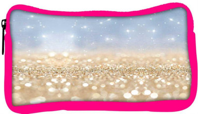 

Snoogg Eco Friendly Canvas Sands Or Crystals Student Pen Pencil Case Coin Purse Pouch Cosmetic Makeup Bag (PINK) Pouch(Multicolor)