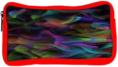 

Snoogg Eco Friendly Canvas Colourful Smoke 2431 Student Pen Pencil Case Coin Purse Pouch Cosmetic Makeup Bag (RED) Pouch(Multicolor)