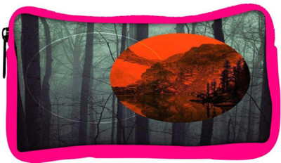 

Snoogg Eco Friendly Canvas Nature 2664 Student Pen Pencil Case Coin Purse Pouch Cosmetic Makeup Bag (PINK) Pouch(Multicolor)