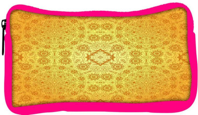 

Snoogg Eco Friendly Canvas Abstract Yellow Pattern Designer Student Pen Pencil Case Coin Purse Pouch Cosmetic Makeup Bag (PINK) Pouch(Multicolor)
