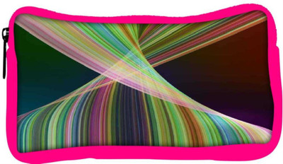 

Snoogg Eco Friendly Canvas Laser Rays 2394 Student Pen Pencil Case Coin Purse Pouch Cosmetic Makeup Bag (PINK) Pouch(Multicolor)