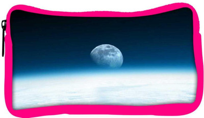 

Snoogg Eco Friendly Canvas Abstract Moon Designer Student Pen Pencil Case Coin Purse Pouch Cosmetic Makeup Bag (PINK) Pouch(Multicolor)