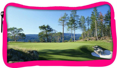 

Snoogg Eco Friendly Canvas Golf Park Designer Student Pen Pencil Case Coin Purse Pouch Cosmetic Makeup Bag (PINK) Pouch(Multicolor)