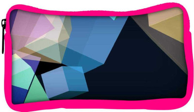 

Snoogg Eco Friendly Canvas Polygon Abstract 2543 Student Pen Pencil Case Coin Purse Pouch Cosmetic Makeup Bag (PINK) Pouch(Multicolor)