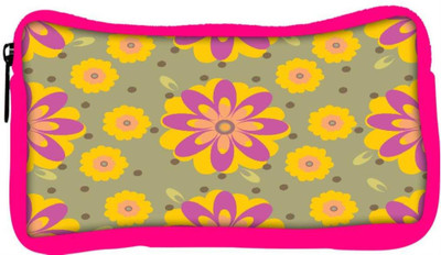 

Snoogg Eco Friendly Canvas Pink Floral Designer Student Pen Pencil Case Coin Purse Pouch Cosmetic Makeup Bag (PINK) Pouch(Multicolor)