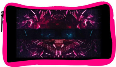 

Snoogg Eco Friendly Canvas Neon Mask Made Of Shards 2667 Student Pen Pencil Case Coin Purse Pouch Cosmetic Makeup Bag (PINK) Pouch(Multicolor)