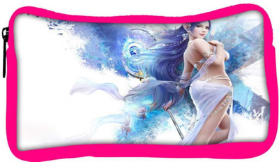 

Snoogg Eco Friendly Canvas Jap Angel Student Pen Pencil Case Coin Purse Pouch Cosmetic Makeup Bag (PINK) Pouch(Multicolor)