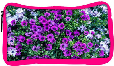 

Snoogg Eco Friendly Canvas Variety Of Flower Designer Student Pen Pencil Case Coin Purse Pouch Cosmetic Makeup Bag (PINK) Pouch(Multicolor)