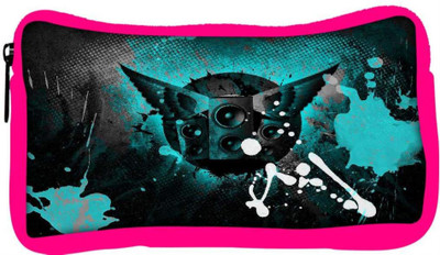 

Snoogg Eco Friendly Canvas Retro Rose Background Student Pen Pencil Case Coin Purse Pouch Cosmetic Makeup Bag (PINK) Pouch(Multicolor)