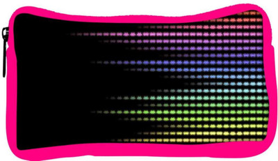 

Snoogg Eco Friendly Canvas Mulicolor Virus Designer Student Pen Pencil Case Coin Purse Pouch Cosmetic Makeup Bag (PINK) Pouch(Multicolor)