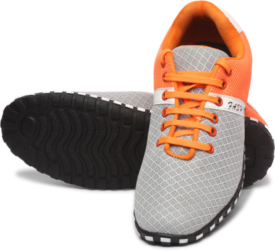 

KWINE Canvas Shoes For Men(Orange, Grey, Gray