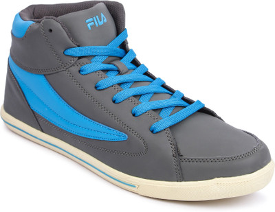 

Fila Men's Street Mate Grey and Royal Sneakers -  Casuals For Men(Grey, Blue, Turquoise