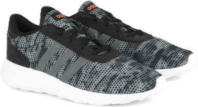 

ADIDAS LITE RACER Running Shoes For Men(Black, Grey, Cblack/grefiv/hireor