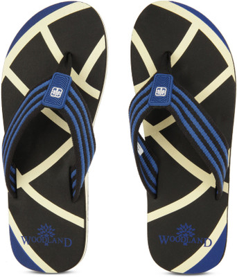 

Woodland Flip Flops, Black/beige