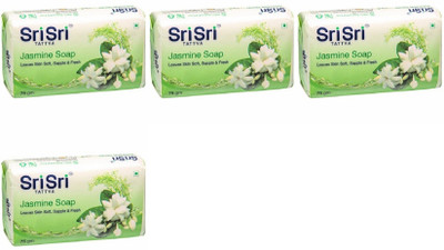 

Sri Sri Tattva Jasmine Soap(300 g, Pack of 4)