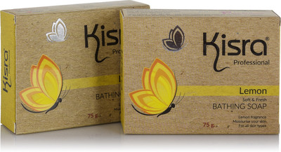 

Kisra lemon bathing soap(75 g, Pack of 2)