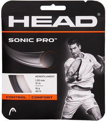 

Head Sonic Pro 1.30 Tennis String - 40 ft(Black)