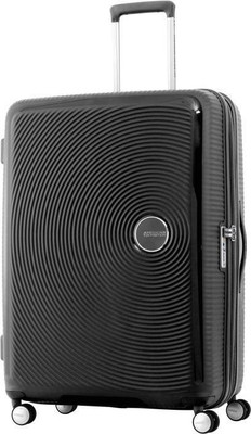 

American Tourister Curio Spinner Expandable Check-in Luggage -  inch(Black