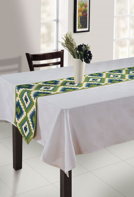 SWAYAM Green 183 cm Table Runner(Cotton)