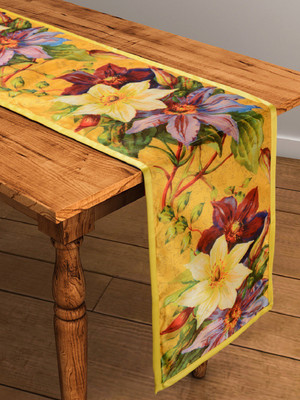 SWAYAM Multicolor 183 cm Table Runner(Cotton)