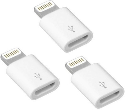 

Anytech ™ (Pack of 3) Micro Usb to 8 Pin Lightning Adapter Charging Converter USB Adapter USB Adapter(White)
