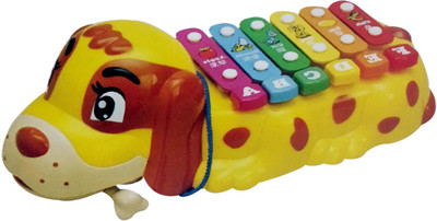 

Bonkerz Melody Puppy With Xylophone And Piano Action Pull Along Toy(multi)