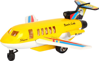 

DealBindaas Shinsei Beachcraft Plane Pull Back |Miniature Scaled Models| Yellow Colour(Yellow)