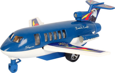 

DealBindaas Shinsei Beachcraft Plane Pull Back |Miniature Scaled Models|-Blue Colour(Blue)